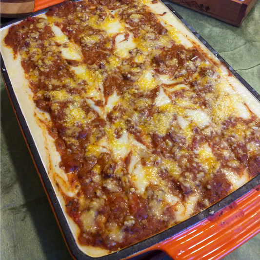 Canelones rellenos de carne