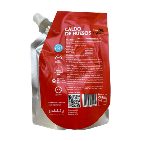 Caldo de hueso para Perros