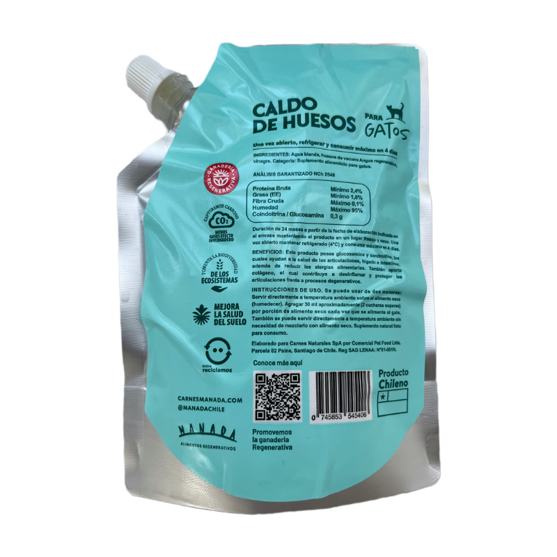 Caldo de hueso para Gatos