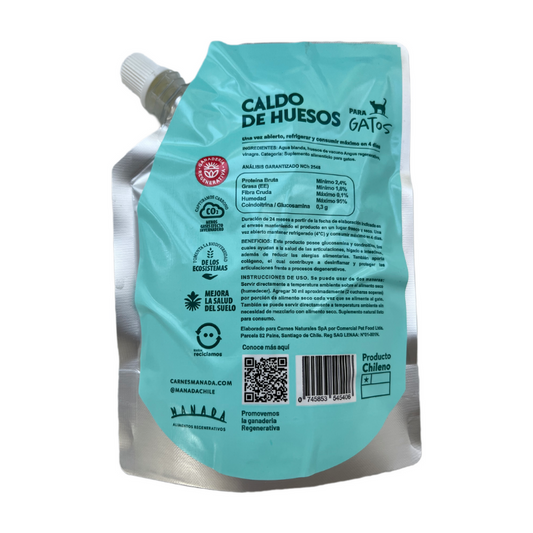 Caldo de hueso para Gatos