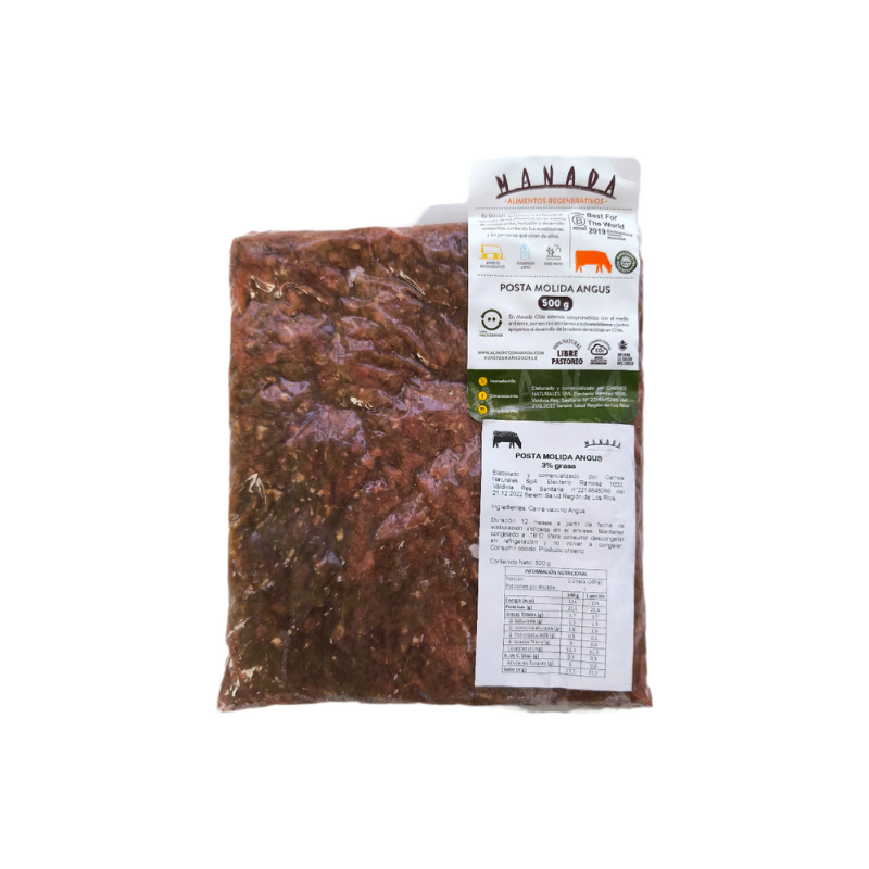 Posta Molida Angus 3% 500 gr