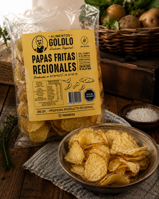 Papas Fritas REGIONALES Artesanales