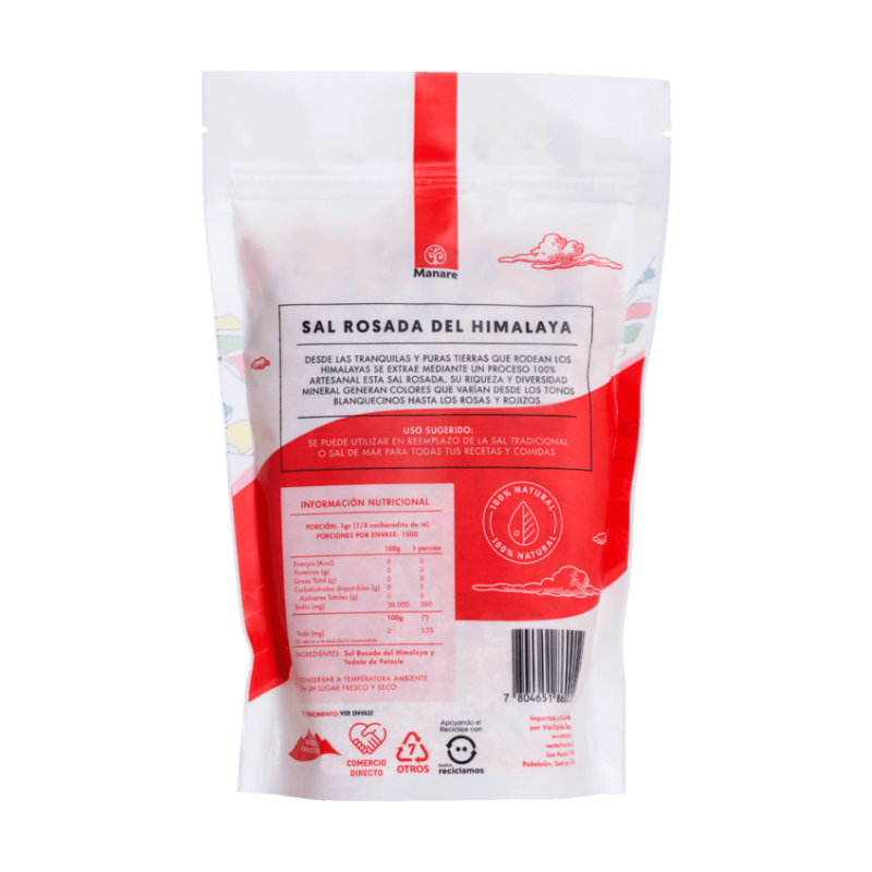 Sal GRUESA Rosada del Himalaya