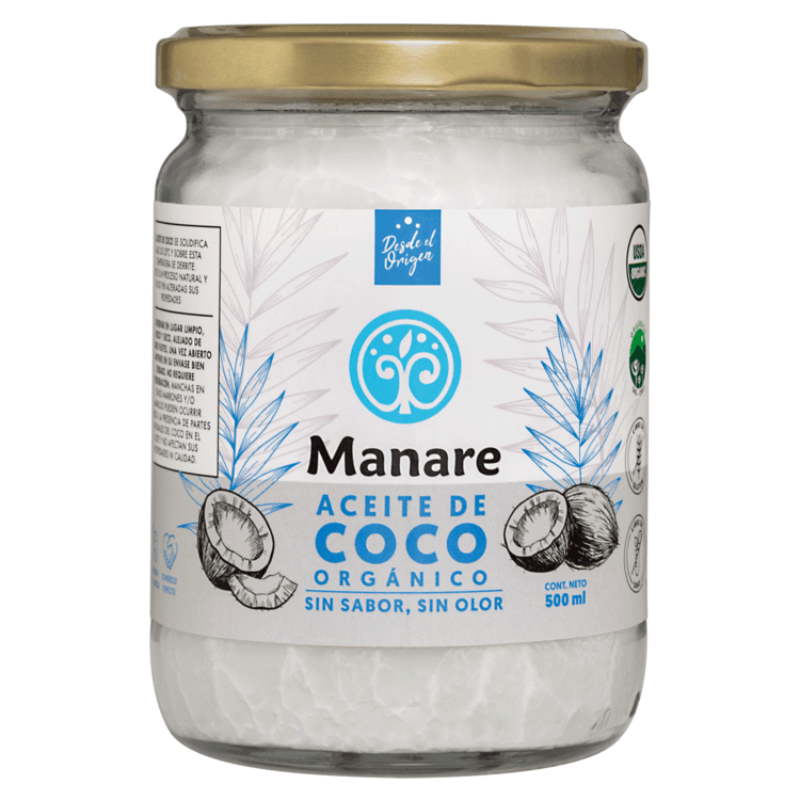 Aceite de Coco sin Olor ni Sabor Orgánico