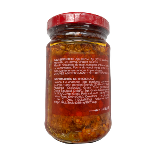Ajo picado con Ají Huerto del Sur