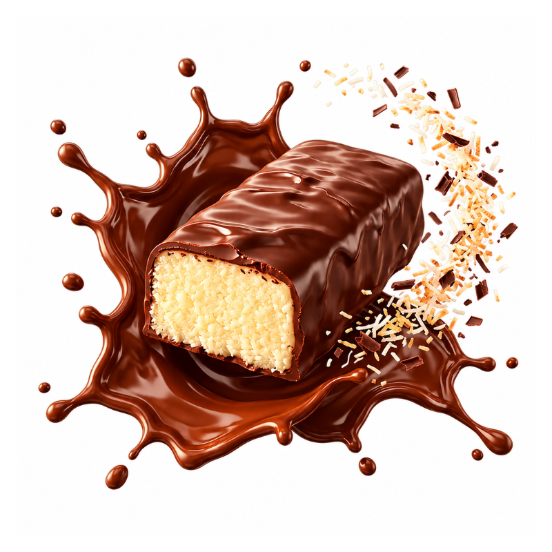 Barra Chocolate-Coco sin azúcar
