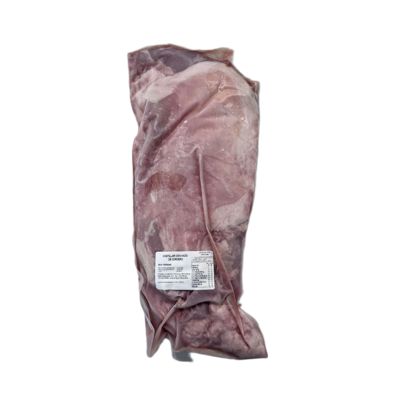 Costillar de cordero con vacío