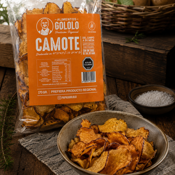Papas de CAMOTES Artesanales