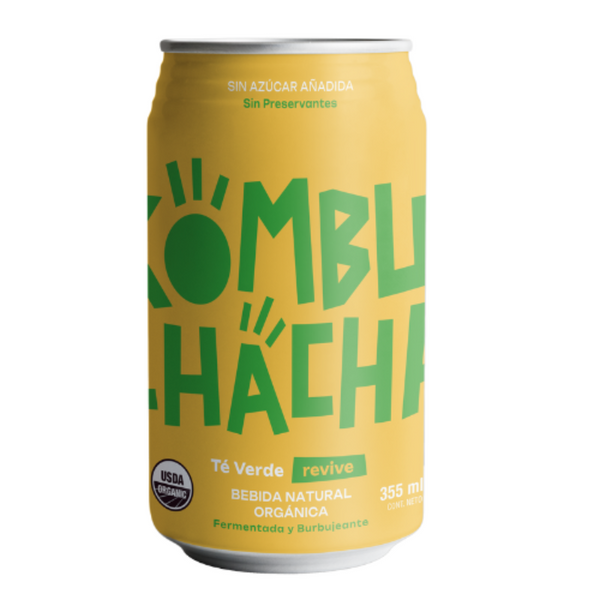 Kombucha Orgánica Té verde Lata
