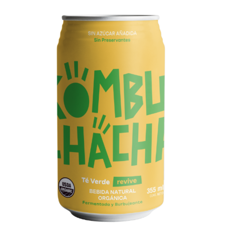 Kombucha Orgánica Té verde Lata