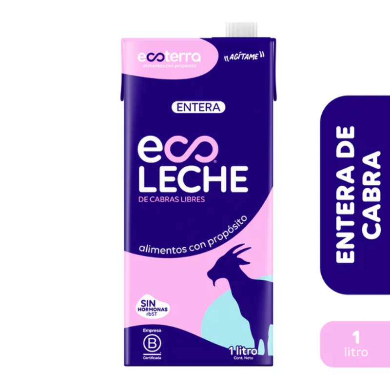 Leche entera de cabras libres