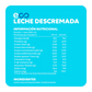 Leche descremada de vacas libre pastoreo