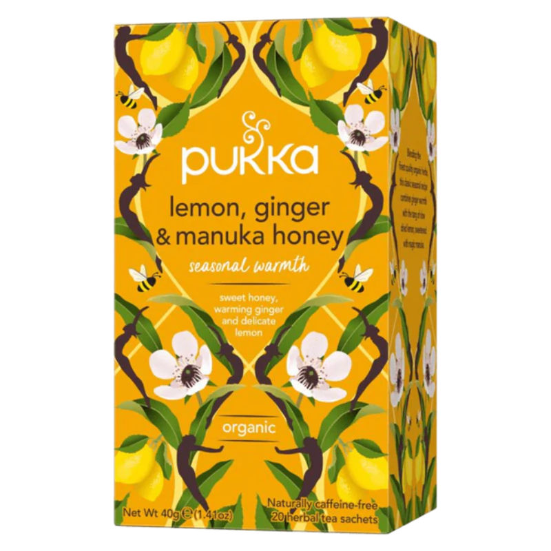 Té Orgánico lemon, ginger & manuka honey