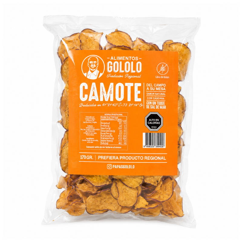 Papas de CAMOTES Artesanales