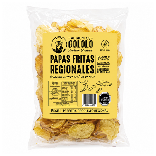Papas Fritas REGIONALES Artesanales