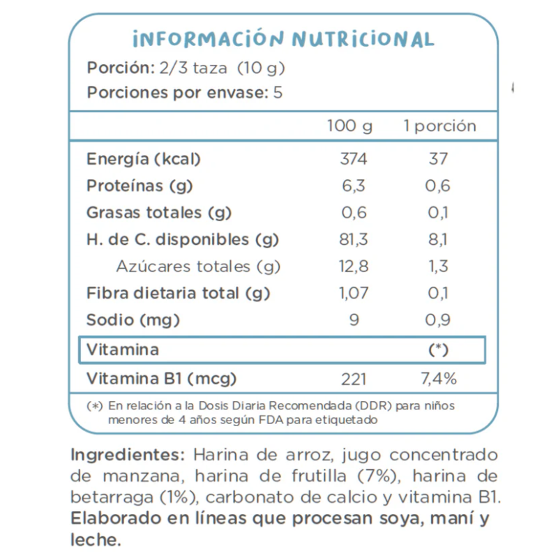 Puffs Frutilla Betarraga Familiar