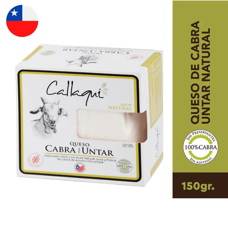 Queso de cabra para untar: Natural