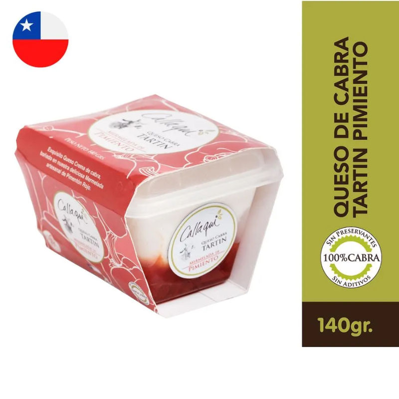 Queso Cabra Tartín mermelada pimentón