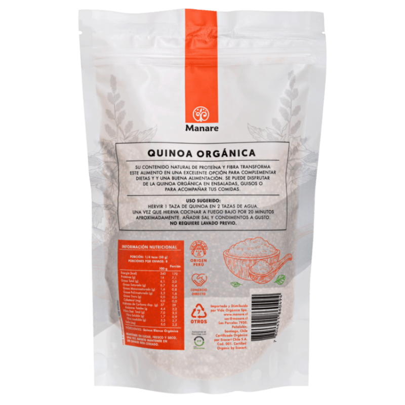 Quinoa blanca Orgánica