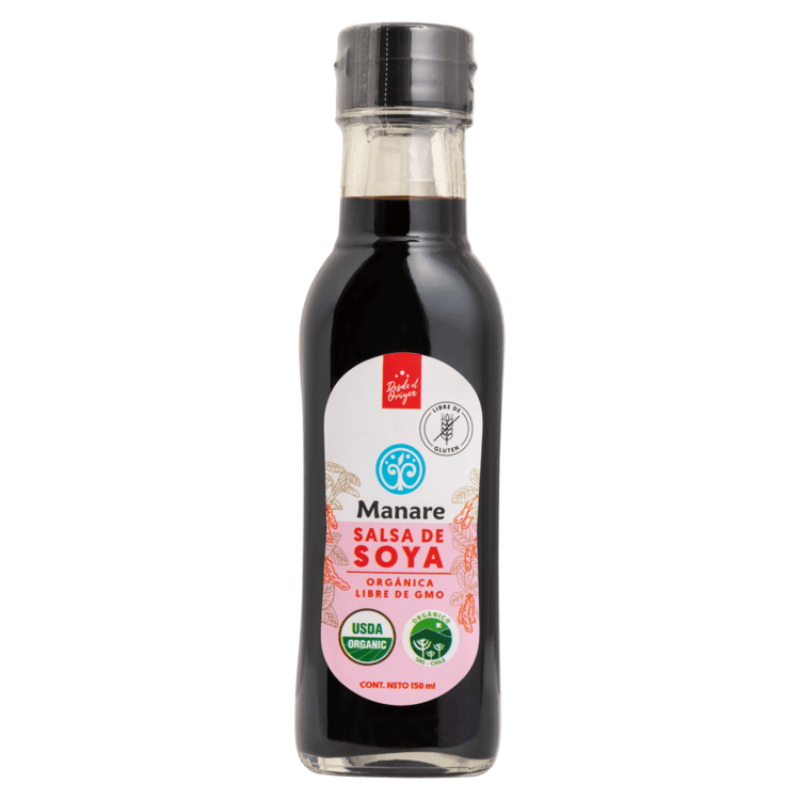 Salsa de soya orgánica