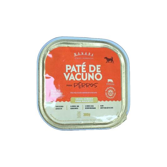 Paté de vacuno para perros