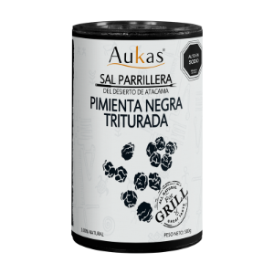 Sal parrillera pimienta negra 500 gr